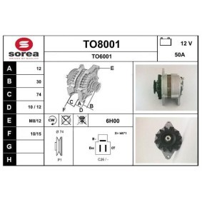 Lichtmaschine von SNRA TO8001