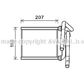 Acquista Scambiatore calore per riscaldamento abitacolo da PRASCO TOA6727 a buon mercato per soli 123,20 €