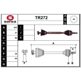 Comprar Árbol de transmisión de SERA TR272 a bajo precio de 120,23 €