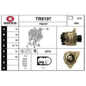 Lichtmaschine TR8197 für RENAULT TRUCKS