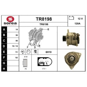 Lichtmaschine TR8198 für RENAULT TRUCKS