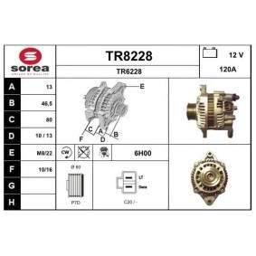 Lichtmaschine TR8228 für RENAULT TRUCKS