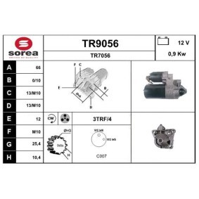 Köp Startmotor av SNRA TR9056 till det låga priset 1228,36 kr