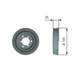 Acquista Puleggia cinghia albero a gomiti da GATES TVD1056 a buon mercato per soli 46,17 €