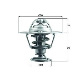 Achetez des Thermostat d'eau MAHLE ORIGINAL TX 199 88D à prix pour 41,68 €