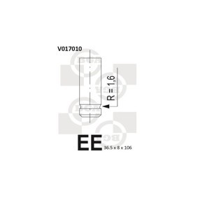 Comprar Válvula de escape de BGA V017010 a bajo precio de 6,78 €