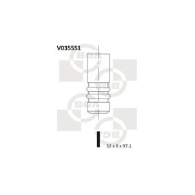 Einlaßventil V035551
