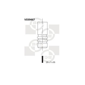 Comprar Válvula de escape de BGA V039467 a bajo precio de 6,72 €