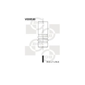 Comprar Válvula de admisión de BGA V039530 a bajo precio de 6,00 €