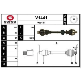 Comprar Árbol de transmisión de SNRA V1441 a bajo precio de 195,95 €