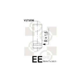 Comprar Válvula de admisión de BGA V171036 a bajo precio de 5,25 €