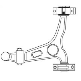 Acquista Braccio oscillante, sospensione ruota da VAICO V51-0070 a buon mercato per soli 58,36 €