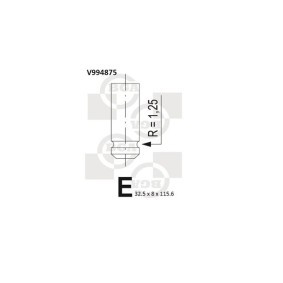 Auslaßventil V994875 von BGA günstig für 6,18 € online kaufen