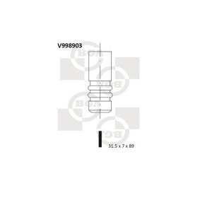 Compre Válvula de drenagem da BGA V998903 a um preço baixo por 12,38 €