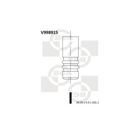 Acquista Valvola di scarico da BGA V998915 a buon mercato per soli 10,99 €