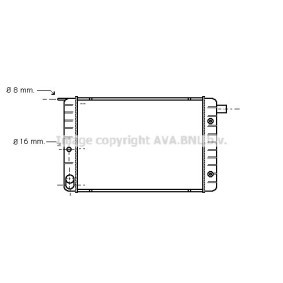 Achetez des Radiateur du moteur PRASCO VO2005 à prix pour 1060,46 €