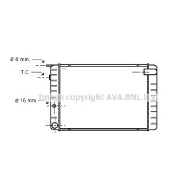 Achetez des Radiateur du moteur PRASCO VO2011 à prix pour 1060,46 €