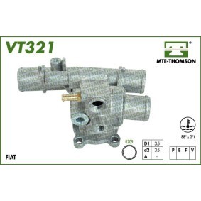 Achetez des Thermostat d'eau MTE-THOMSON VT321.88 à prix pour 61,57 €