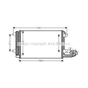 Köp Kondensor, klimatanläggning av AVA COOLING SYSTEMS VW5209D till det låga priset 893,05 kr