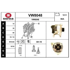 Køb Generator af SNRA VW8048 til den lave pris 1881,47 DKK