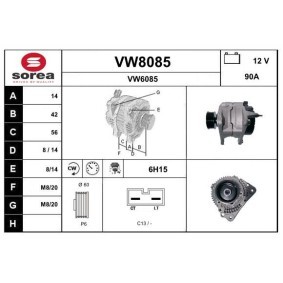 Køb Generator af SNRA VW8085 til den lave pris 1150,87 DKK
