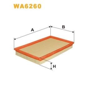 Kjøp Luftfilter av WIX FILTERS WA6260 til den lave prisen 207,88 NOK