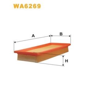 Kjøp Luftfilter av WIX FILTERS WA6269 til den lave prisen 129,24 NOK