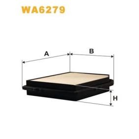 Køb Luftfilter af WIX FILTERS WA6279 til den lave pris 119,02 DKK