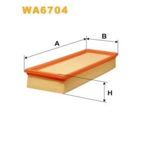 Luftfilter WA6704 für SEAT