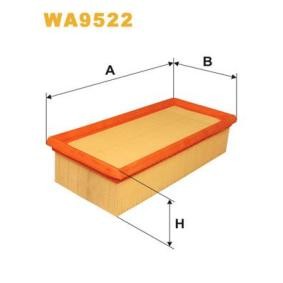 Achetez des Filtre à air WIX FILTERS WA9522 à prix pour 27,56 €