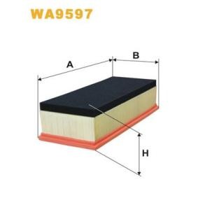 Køb Luftfilter af WIX FILTERS WA9597 til den lave pris 124,57 DKK