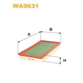 Luftfilter WA9631 für JAGUAR