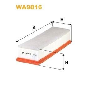 Køb Luftfilter af WIX FILTERS WA9816 til den lave pris 183,94 DKK
