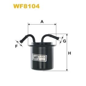 Kjøp Drivstoffilter av WIX FILTERS WF8104 til den lave prisen 259,66 NOK
