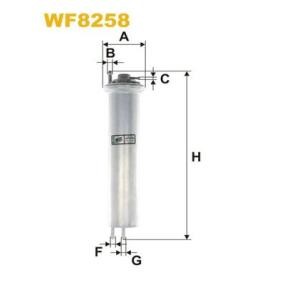 Compre Filtro de combustível da WIX FILTERS WF8258 a um preço baixo por 65,87 €