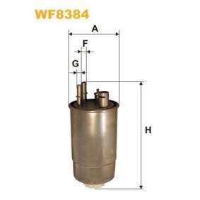 Kjøp Drivstoffilter av WIX FILTERS WF8384 til den lave prisen 971,47 NOK