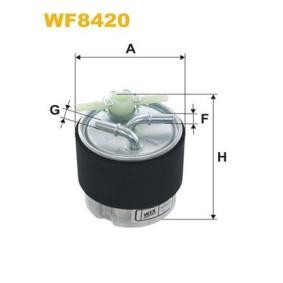 Kjøp Drivstoffilter av WIX FILTERS WF8420 til den lave prisen 388,16 NOK