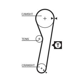 Achetez des Courroie de distribution GATES 5263XS à prix pour 24,28 €