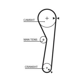 Achetez des Courroie de distribution GATES 5316 à prix pour 30,66 €