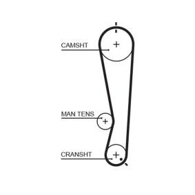Achetez des Courroie de distribution GATES 5591XS à prix pour 41,43 €