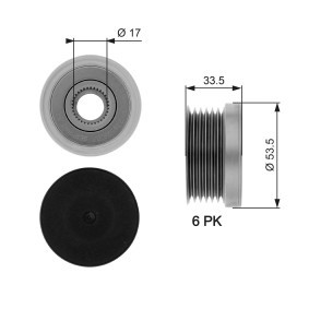 Comprar Polea tensora, correa poli V de GATES T36063 a bajo precio de 60,66 €