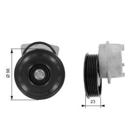 Compre Rolo tensor, correia trapezoidal estriada de GATES online para Puma Hatchback a preços moderados