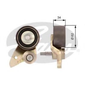 Comprar Polea tensora, correa dentada de GATES T41099 a bajo precio de 72,82 €