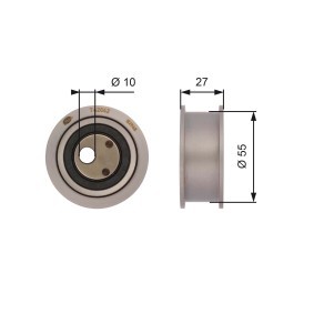 Compre Rolo tensor, correia dentada da GATES T42042 a um preço baixo por 17,92 €