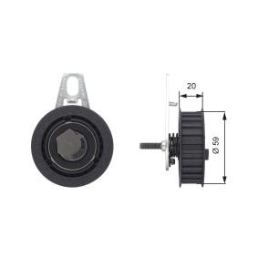 Compre Rolo tensor, correia dentada da GATES T43108 a um preço baixo por 38,82 €
