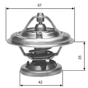 Kühlwasserthermostat von GATES TH12680G1