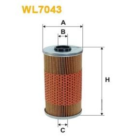 Kjøp Oljefilter av WIX FILTERS WL7043 til den lave prisen 169,24 NOK