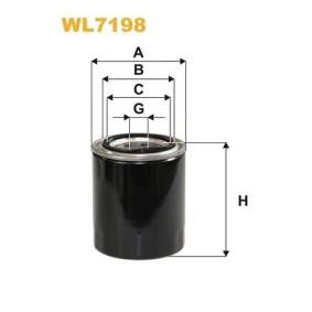 Achetez des Filtre à huile WIX FILTERS WL7198 à prix pour 47,36 €