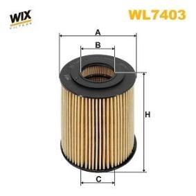 Achetez des Filtre à huile WIX FILTERS WL7403 à prix pour 24,32 €