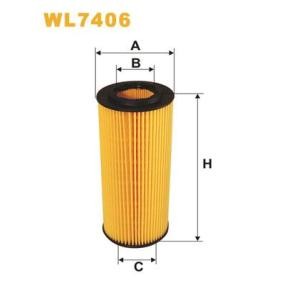 Achetez des Filtre à huile WIX FILTERS WL7406 à prix pour 27,56 €